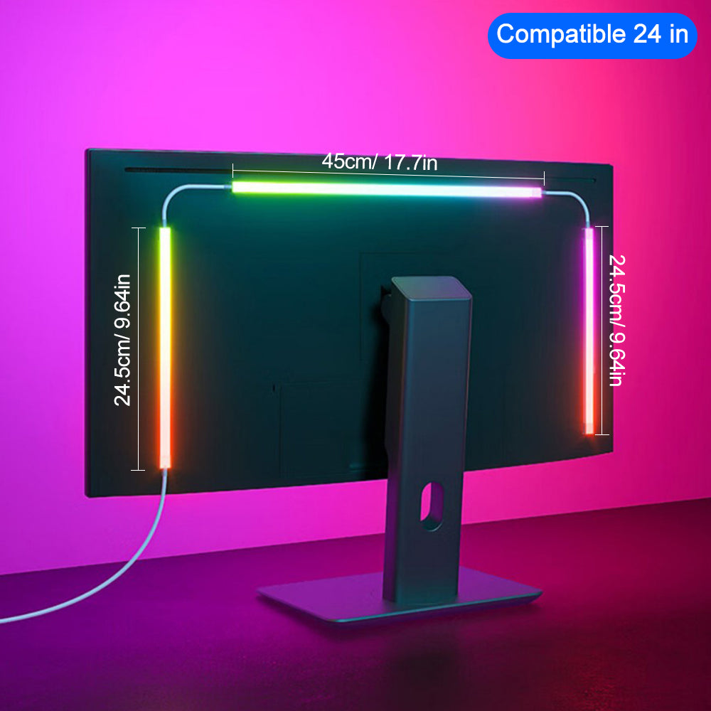 Smart RGB Gaming Light Strip Sync Ambient Backlight for PC Display Music  Screen Control DIY Par