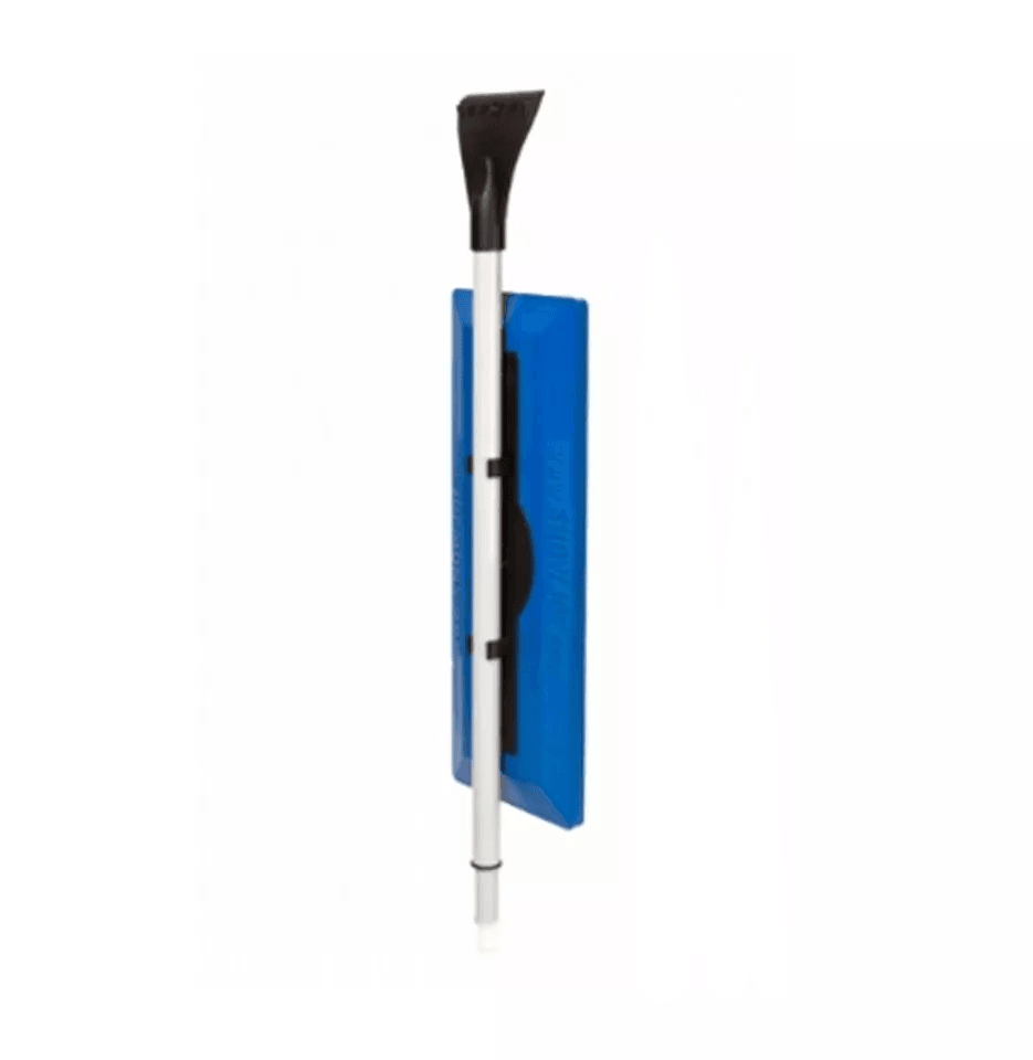 Snow Joe Windshield Ice Scraper Car Window Snow Removal Broom Winter Tool With Telescoping Pole Foa