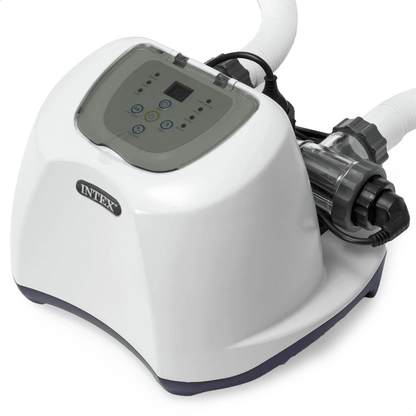 Intex Crystal Clear Saltwater System for Above Ground Pools, Chlorinator & Filtration Combo