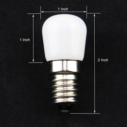 Mini LED Fridge Light Bulb 220V110V E14 Screw Base Warm  Cool White for Display Cabinets