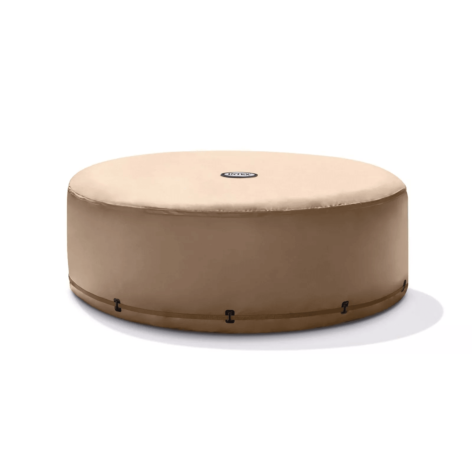 Energy Saving Intex Round PureSpa Hot Tub Replacement Cover, Durable & Insulated, Fit Spas