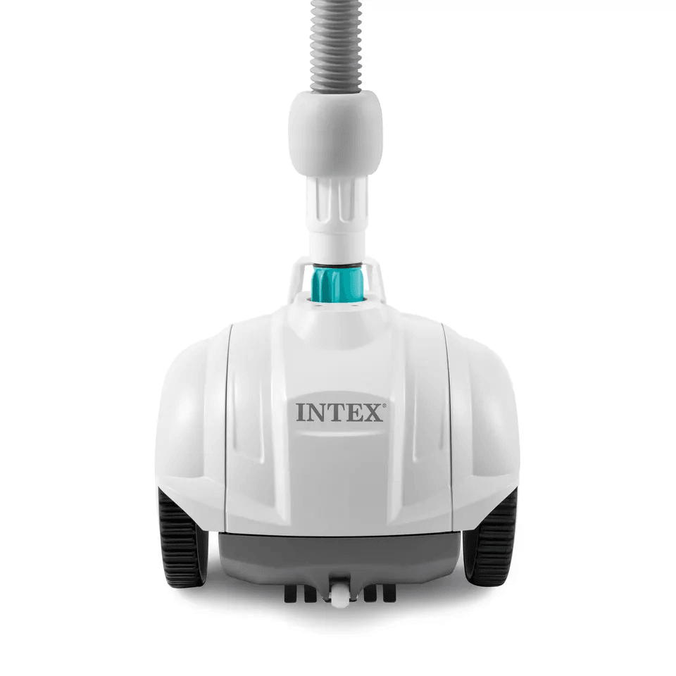 Intex Above Ground Swimming Pool Automatic Vacuum Cleaner with Hose & Fittings, Compact Suction-Side Pool Cleaner