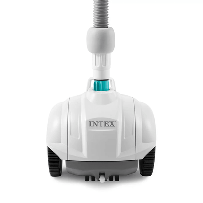 Intex Above Ground Swimming Pool Automatic Vacuum Cleaner with Hose & Fittings, Compact Suction-Side Pool Cleaner