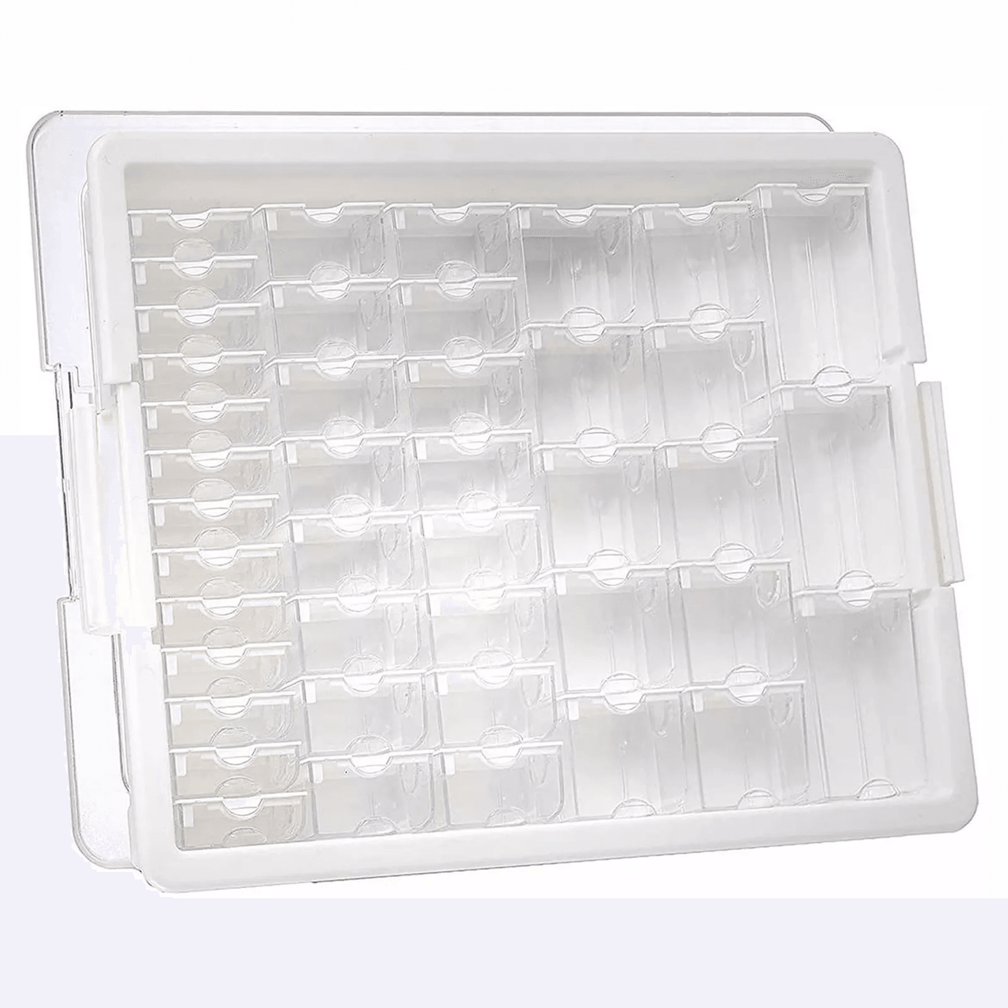 Elizabeth Ward Assorted Craft Supplies Organizer, Durable Bead Storage Solutions Tray with Stackable Containers