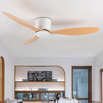 Modern 30W Ceiling Fan with Remote Control, Low Floor DC Motor, No Light, Ideal Home Fan for Quiet Cooling