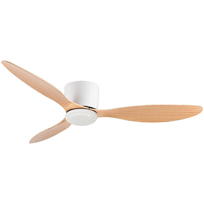 Modern 30W Ceiling Fan with Remote Control Low Floor DC Motor No Light Ideal Home Fan for Quiet C