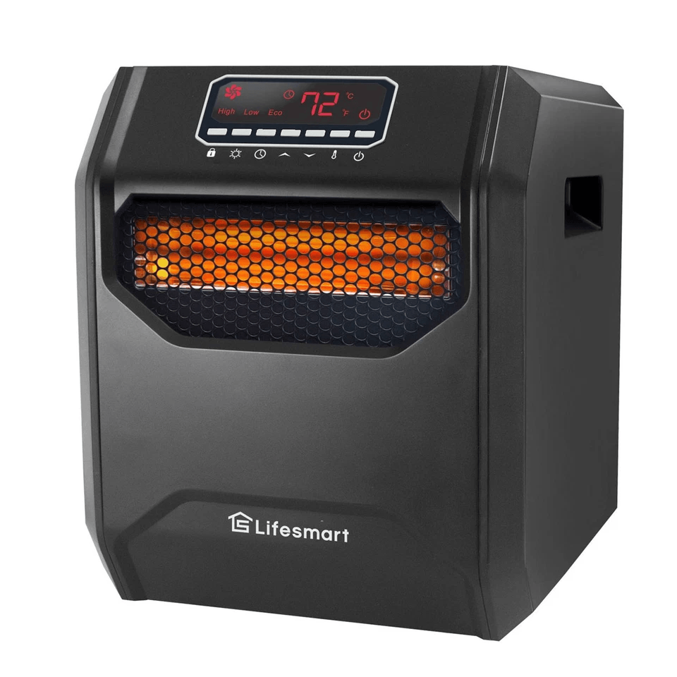 LifeSmart LifePro Element Infrared Large Room Space Heater With Remote Powerful EnergyEfficient Hea 6