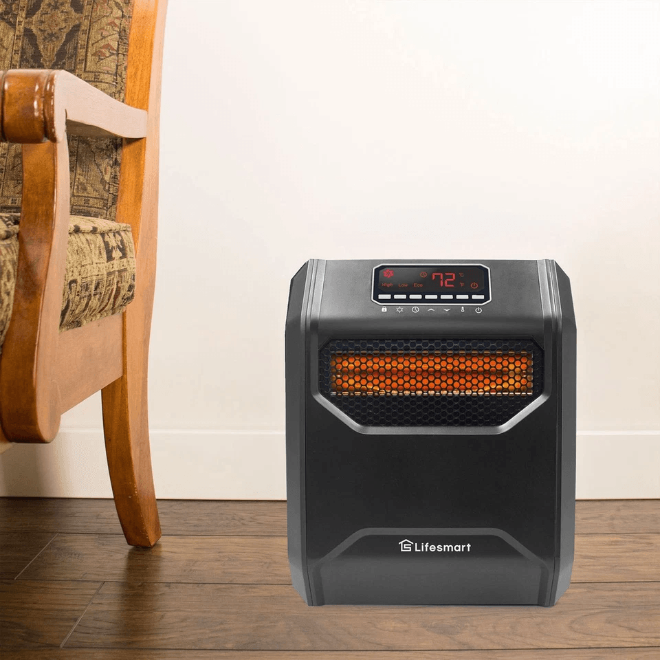 LifeSmart LifePro Element Infrared Large Room Space Heater With Remote Powerful EnergyEfficient Hea 1