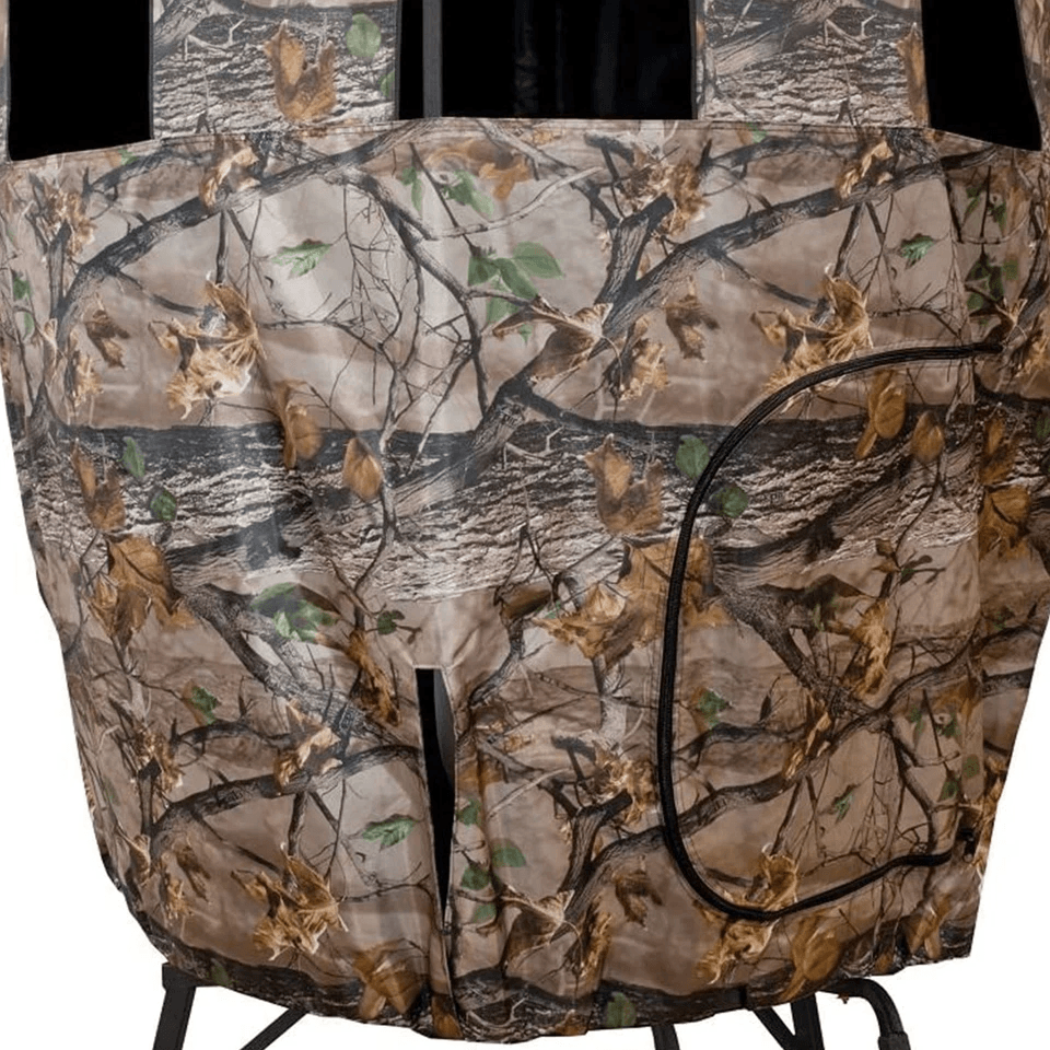 Hunting Blind With Windows For Liberty Tripod Stand Durable Muddy Roof Kit Hunting Gear With Steel  2