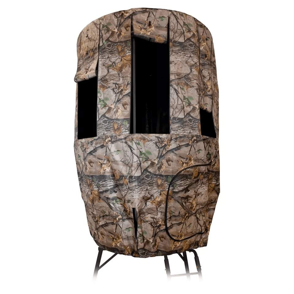 Hunting Blind with Windows for Liberty Tripod Stand, Durable Muddy Roof Kit Hunting Gear with Steel Frame and Easy Setup