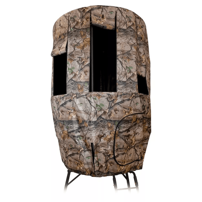 Hunting Blind with Windows for Liberty Tripod Stand, Durable Muddy Roof Kit Hunting Gear with Steel Frame and Easy Setup