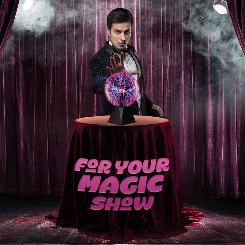 Magic Plasma Ball Lamp Touch Glass LED Night Light for Kids Bedroom Decor  Christmas Party Gift