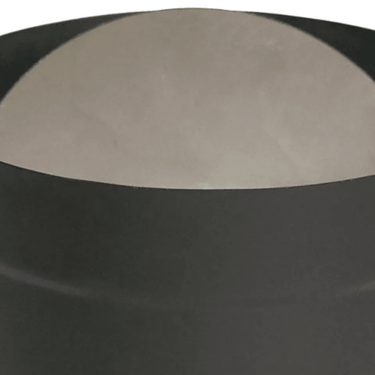 DuraVent Black Single Wall Damper Section Interior Stove Pipe Adapter For Wood Stove Ventilation Ef 2