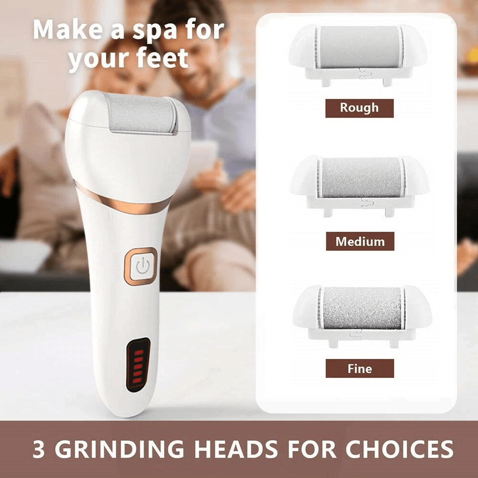 Professional Electric Foot Grinder File  ELMCHEE Callus  Dead Skin Remover Pedicure Tool With 3 Rol 2