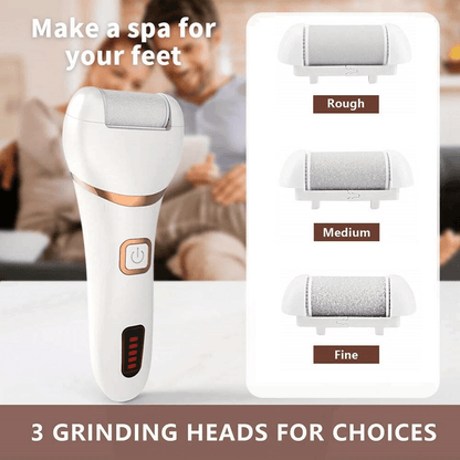Professional Electric Foot Grinder File  ELMCHEE Callus  Dead Skin Remover Pedicure Tool With 3 Rol 2