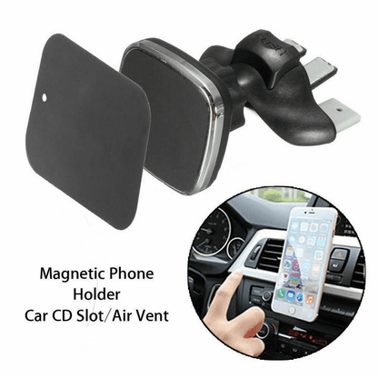 NEW 360 Magnetic Car Mount Holder  CD Slot  Air Vent Phone Cradle For GPS IPhone Samsung Android Sm 1