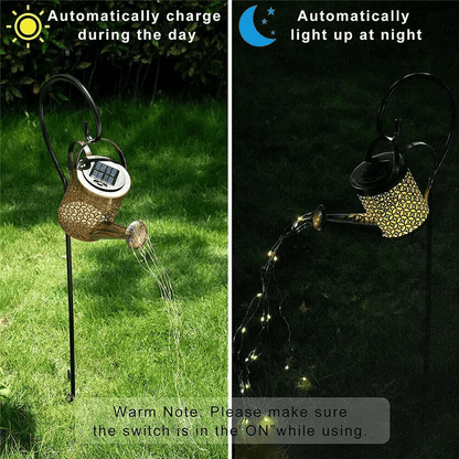 Solar Watering Can Light  Outdoor Waterproof Kettle Yard Art Lamp Decor  LED Garden Landscape Light 1