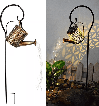 Solar Watering Can Light  Outdoor Waterproof Kettle Yard Art Lamp Decor  LED Garden Landscape Light 2
