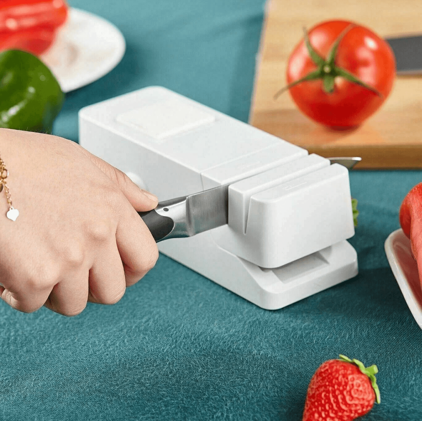 MultiTask Electric Knife  Scissor Sharpener  Fast Grinding Machine For Kitchen Tools Machetes Shear 1