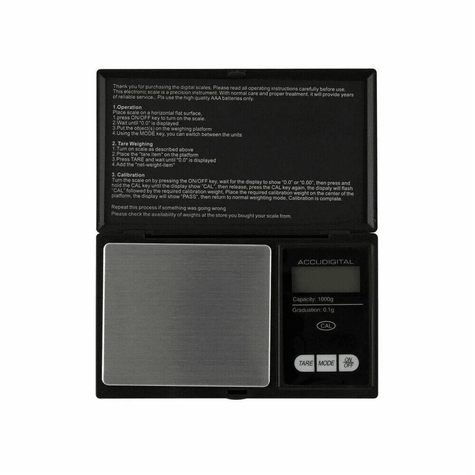 Digital Scale 1000g X 01g  Pocket Size Jewelry Gram Scale For Gold Silver Coins Herbs And Grains 2