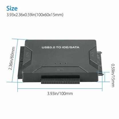 Universal USB To IDE  SATA Adapter External Hard Drive Converter Kit For HDDSSD Supports Data Recov 5