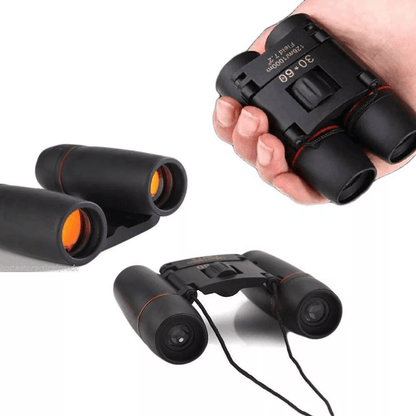 Compact Binoculars, High-Powered Folding Telescope for Day/Night Outdoor Adventures, Hunting, and Travel