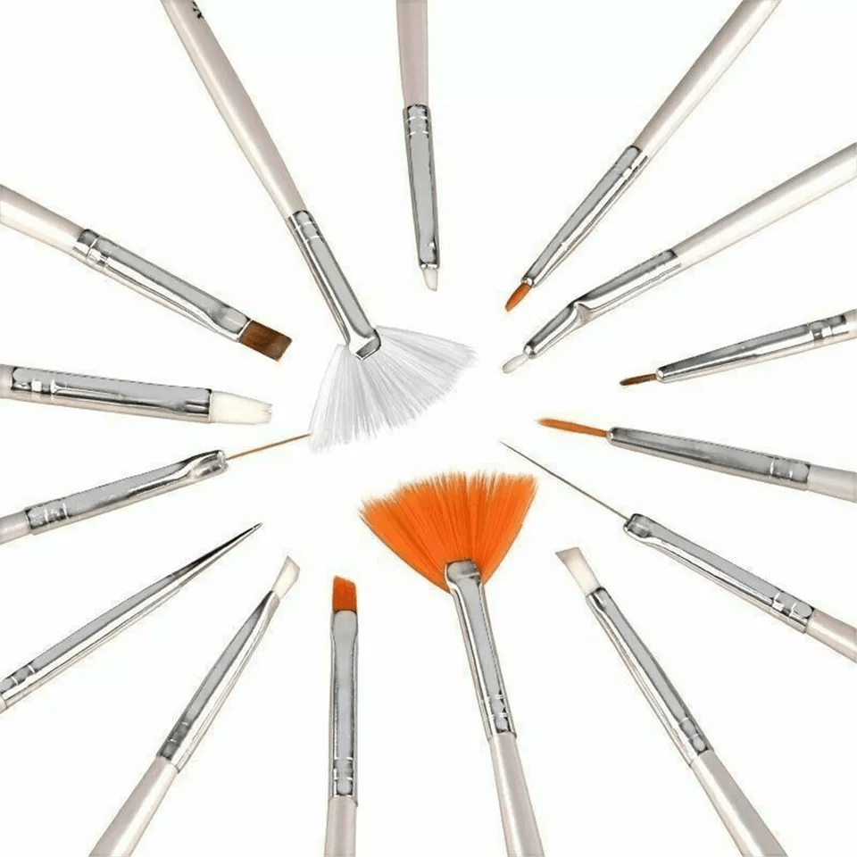 27 PCS Nail Art Gel Design Pen Set  Dotting Tools Painting Polish Brushes  Drawing Kit For Professi 2