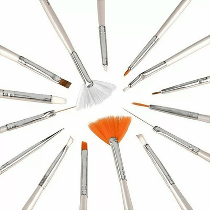 27 PCS Nail Art Gel Design Pen Set  Dotting Tools Painting Polish Brushes  Drawing Kit For Professi 2