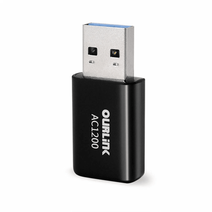 1200Mbps Mini USB WiFi Adapter – Dual Band 802.11ac Wireless Network Dongle, USB 3.0 for PC/Laptop