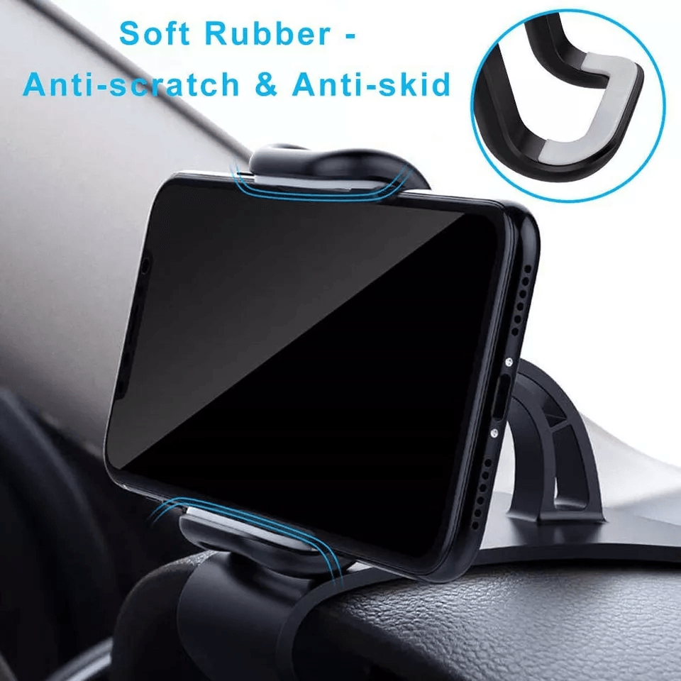 Universal Car Phone Mount Holder HUD Dashboard  Vent Clip Stand For GPS  Smartphones 2