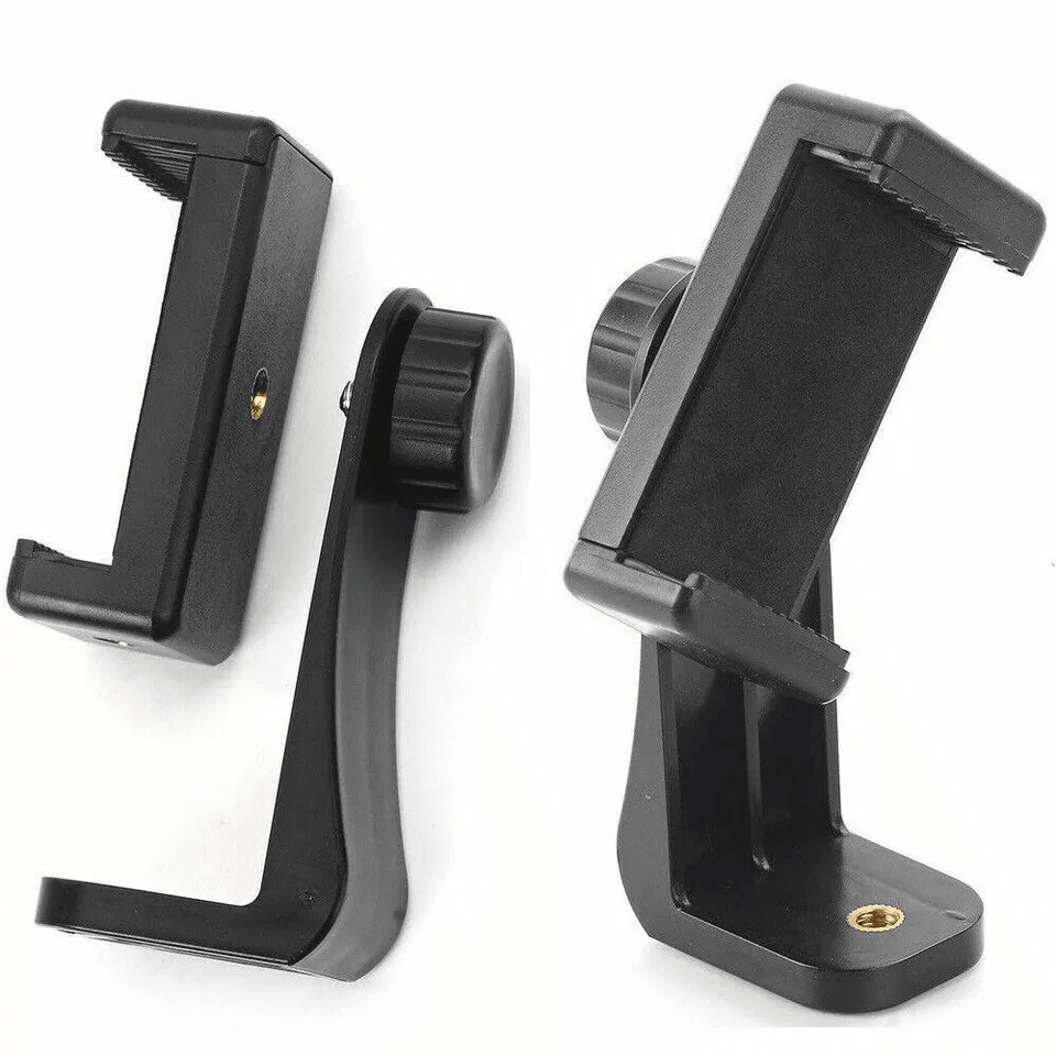 Universal Smartphone Holder Tripod Adapter  360 Rotating Cell Phone Bracket Mount Clip For Selfie S 3