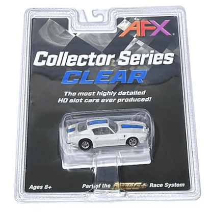 AFX Mega G Pontiac Firebird Trans Am WhiteBlue  Red HO Slot Car 2