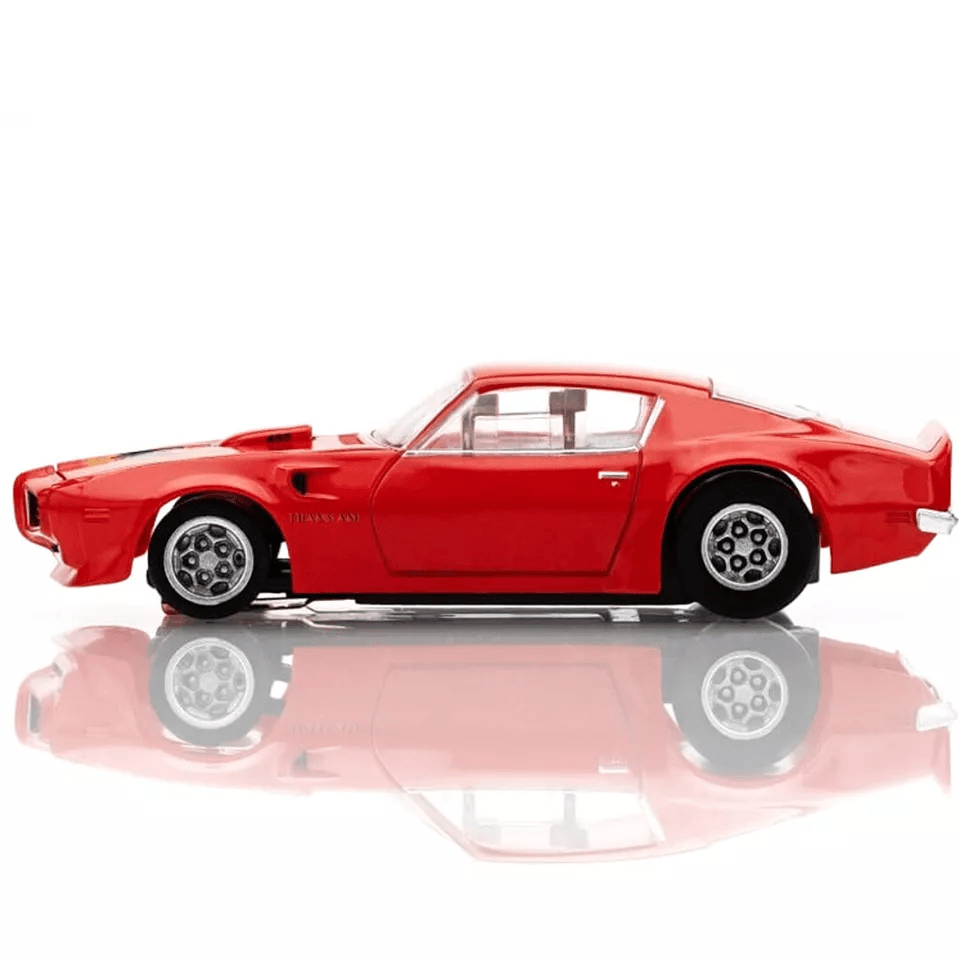 AFX Mega G Pontiac Firebird Trans Am WhiteBlue  Red HO Slot Car 3
