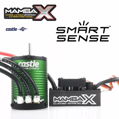 Castle Creations Mamba Sensored Waterproof ESC & Brushless Motor Combo
