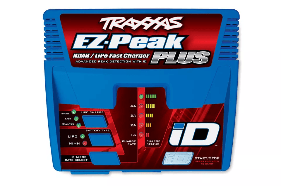 Traxxas EZPeak Plus Fast Charger With ID  7600mAh 2S 74V 25C LiPo Battery  4A Quick Charge For RC V 1