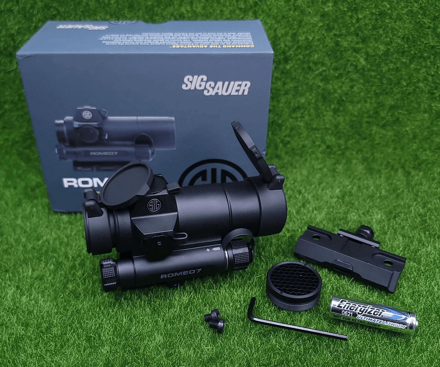 Sig Sauer ROMEO7 1x30mm Red Dot Sight – 2 MOA Reticle, MOTAC, Waterproof – SOR71001