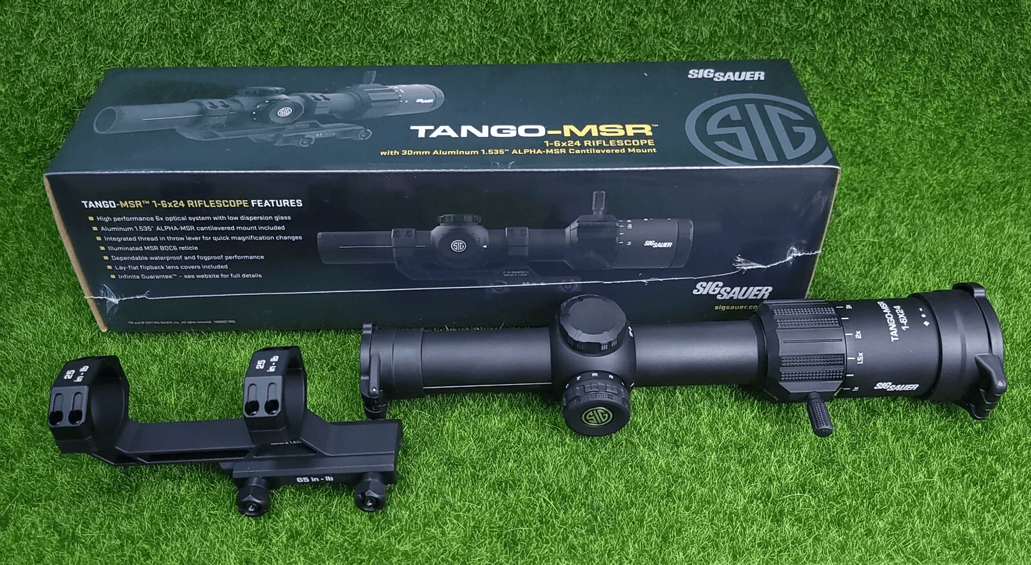 Sig Sauer TANGOMSR 16x24mm Scope SFP Illuminated Red MSR BDC6 Reticle 1