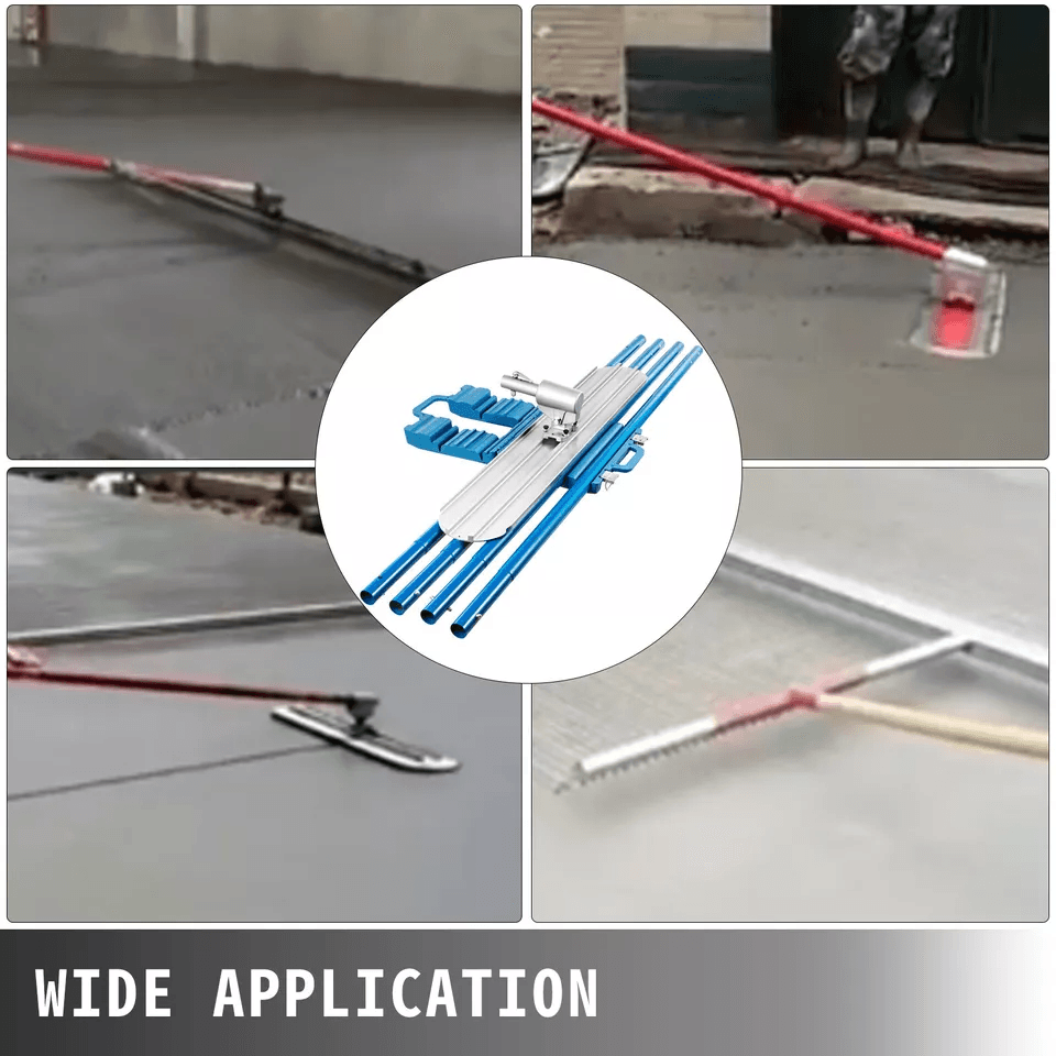 Bull Concrete Float With 4 Handles Durable Concrete Tool Trowel Float Round End For Smooth Finishin 4
