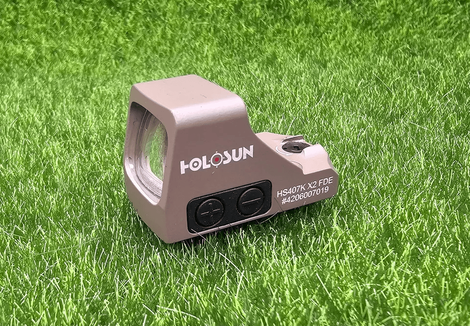 Holosun Classic Open Reflex Red Dot Sight 6 MOA Dot FDE  HS407K X2 Durable Subcompact Optic For Con 4