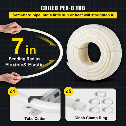 PEX Tubing PEXB Pipe 1 X 500 Coil  Certified NonBarrier For Heating Plumbing  Potable Water 3