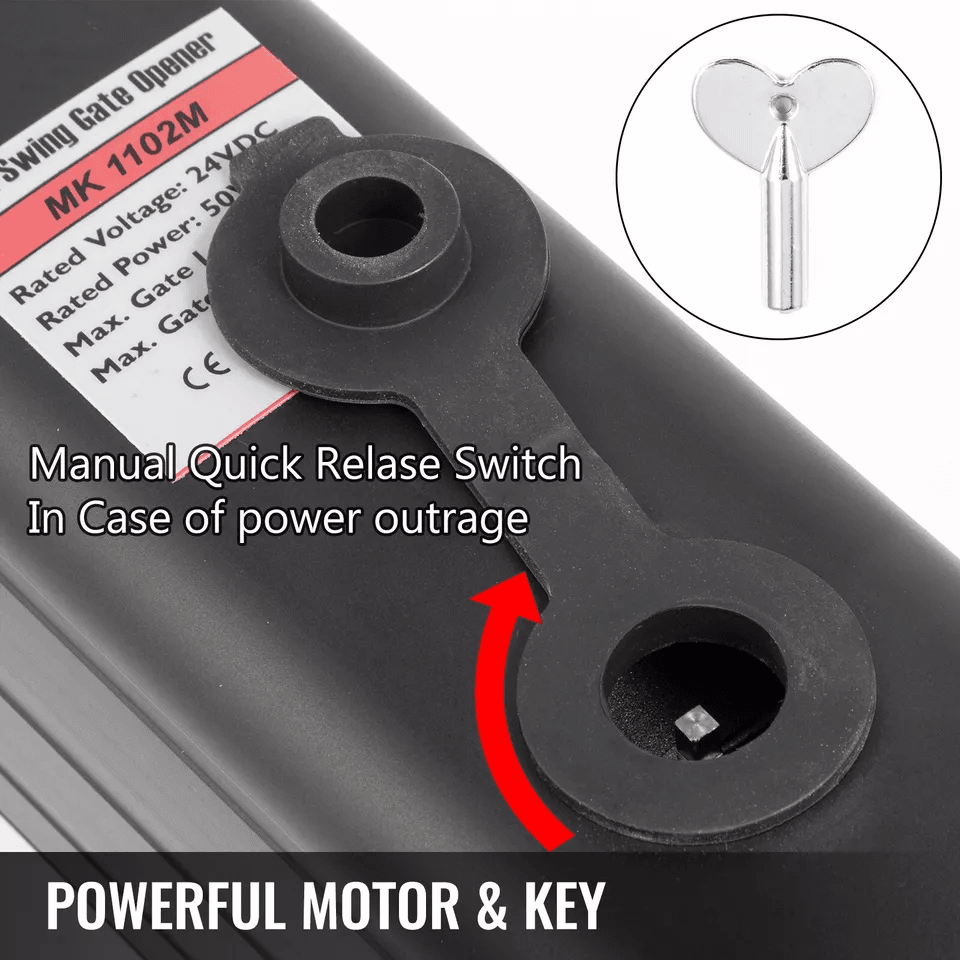 Dual Swing Gate Opener Heavy Duty Automatic Gate Operator For Gates 4