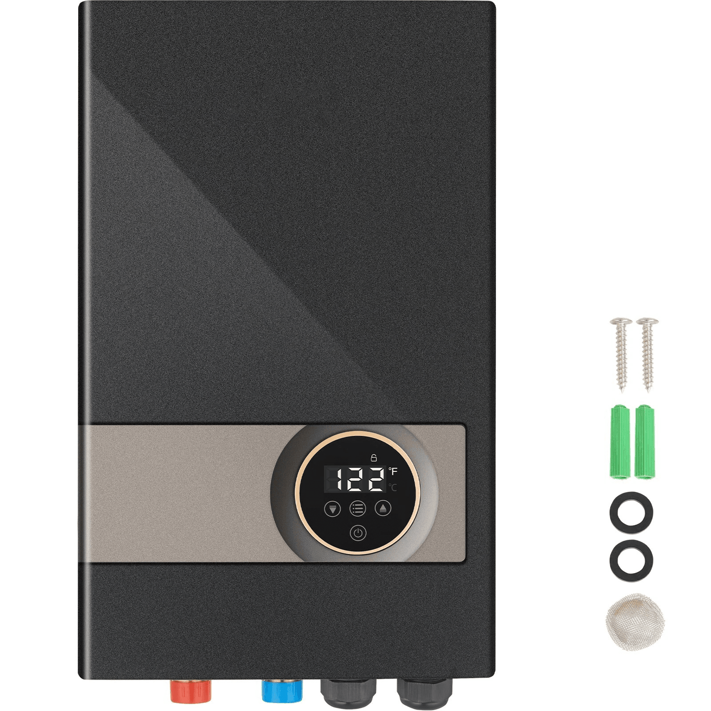 18KW Instant Hot Tankless Water Heater Electric Boiler for Shower Bathroom Energy-Efficient, Wall-Mounted, Digital