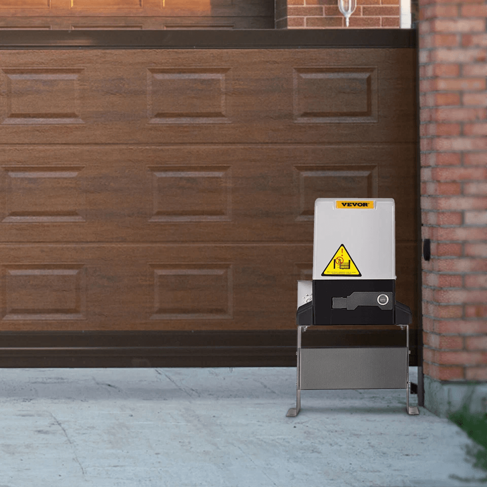 Automatic Sliding Gate Opener  Electric Door Operator Kit With 2 Remotes Motor Speed Chain Driven F 1