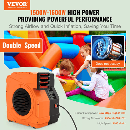 Air Blower Pump Fan Heavy Duty Inflatable Bounce House  Waterslide Blower 1