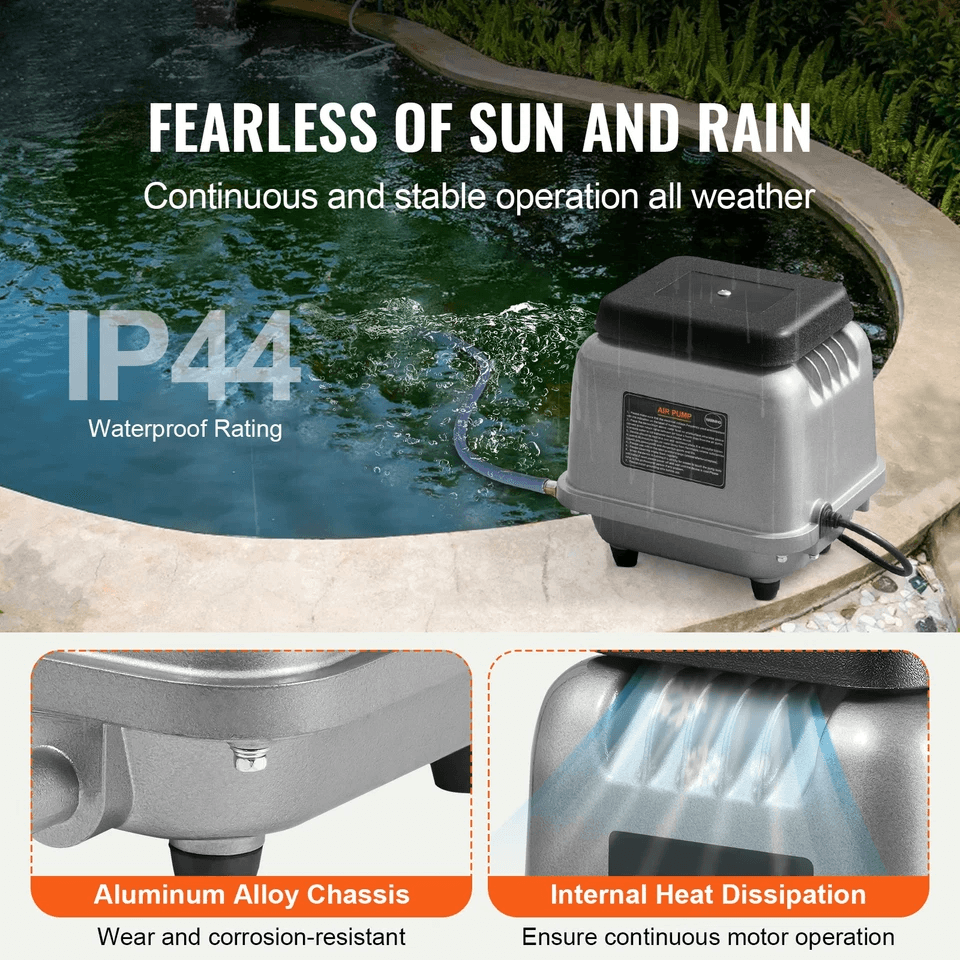 Linear Air Pump Septic Aerator For 12 Acre 10ft Deep Pond Aeration System 2