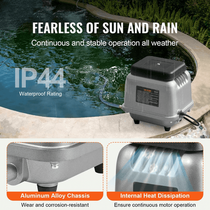 Linear Air Pump Septic Aerator For 12 Acre 10ft Deep Pond Aeration System 2