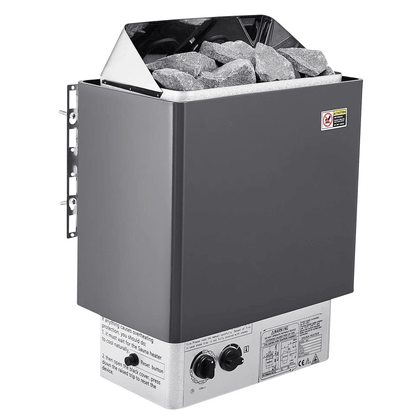 9KW Sauna Heater Stove Wet  Dry Stainless Steel With Internal Controller WallMounted Electric Steam 3