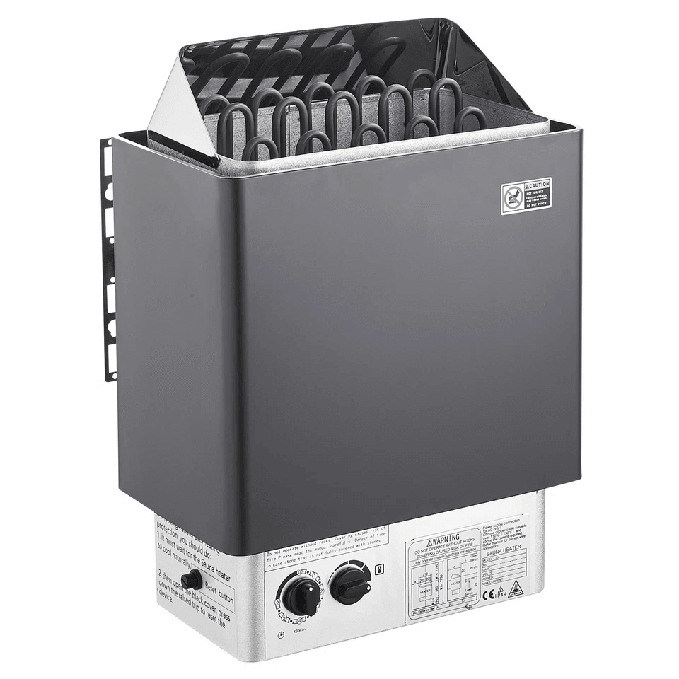 9KW Sauna Heater Stove Wet  Dry Stainless Steel With Internal Controller WallMounted Electric Steam 5