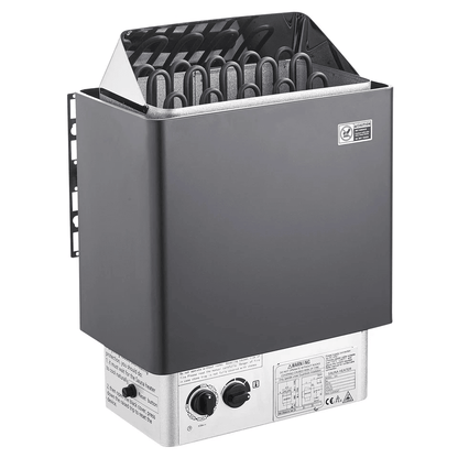 9KW Sauna Heater Stove Wet  Dry Stainless Steel With Internal Controller WallMounted Electric Steam 5