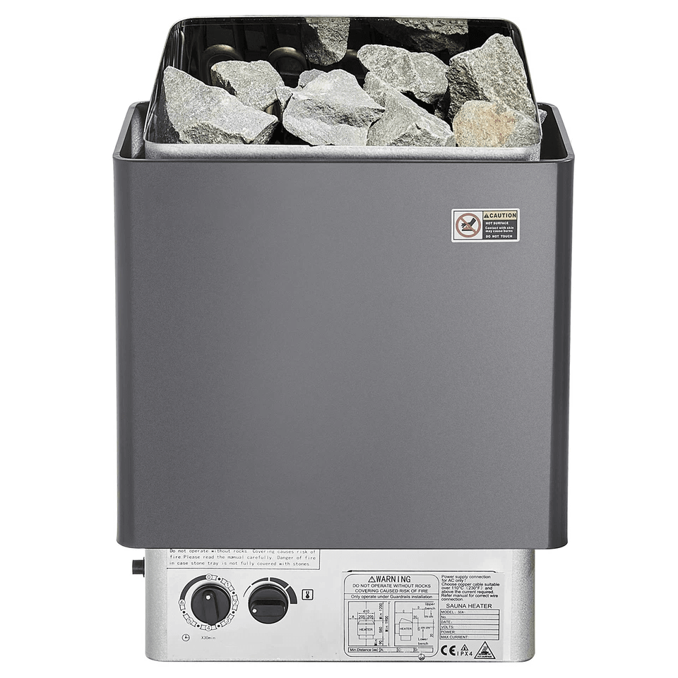 9KW Sauna Heater Stove Wet  Dry Stainless Steel With Internal Controller WallMounted Electric Steam 6